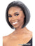 Model Model Miss Divine Human Hair Blend DrawString Full Cap Half Wig- NAOMI