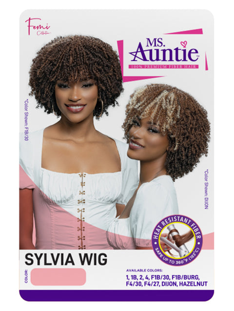SALE! Femi Collection MS. AUNTIE 100% Premium Fiber SYLVIA Wig