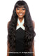 Mane Concept Trill 11A 100% Unprocessed Human Hair Full Wig - TRM113 NATURAL WAVE FULL BANG 32"