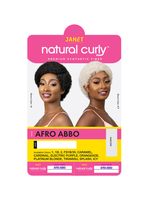 Janet Collection Premium Synthetic Natural Curly Wig - AFRO ABBO