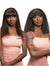 Janet Collection 100% Human Hair Crescent Band Wet&Wavy Wig - BOHEMIAN