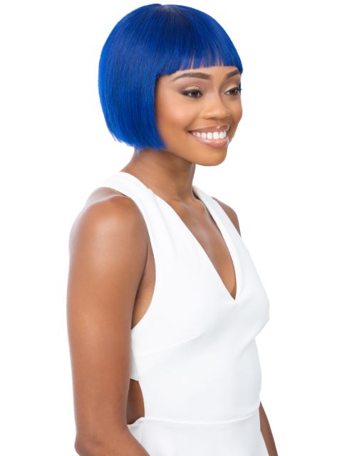 It's a Wig 100% Human Hair Full Wig - HH BOB W/BANG 8"