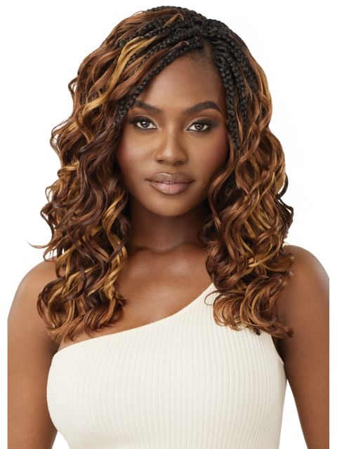 [VALUE PACK] Outre X-Pression Twisted Up Crochet Braid BOHO WET & WAVY VIBE OCEAN BRAID 14" 3X-10pcs