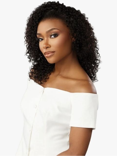 Sensationnel Imported 100% Virgin Human Hair BOHEMIAN 16" Half Wig