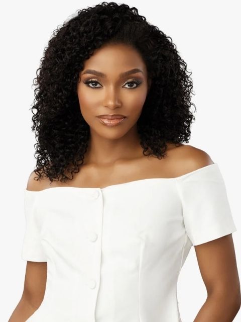 Sensationnel Imported 100% Virgin Human Hair BOHEMIAN 16" Half Wig