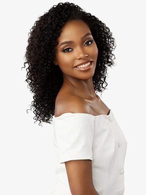 Sensationnel Imported 100% Virgin Human Hair BOHEMIAN 16" Half Wig