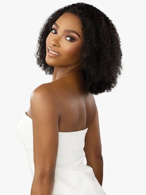 Sensationnel Imported 100% Virgin Human Hair Half Wig - KINKY BURMESE CURL 14"