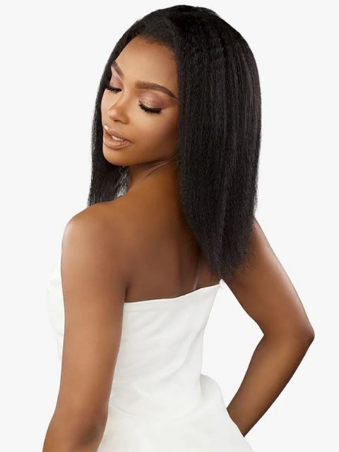 Sensationnel Imported 100% Virgin Human Hair Half Wig - KINKY STRAIGHT 18"