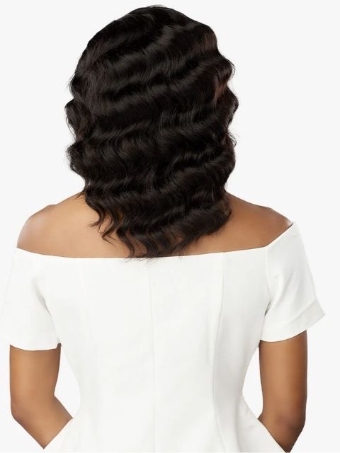 Sensationnel Imported 100% Virgin Human Hair DEEP 16" Half Wig
