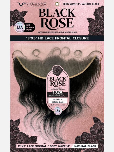 Vivica A Fox Black Rose 13x5 Lace Frontal BODY WAVE Closure