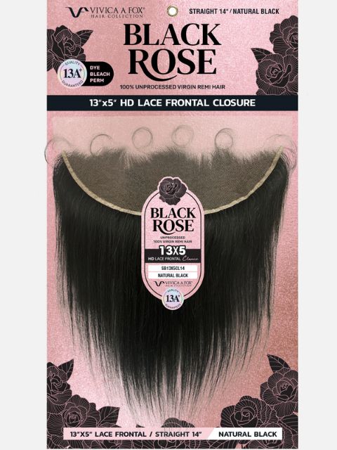 Vivica A Fox Black Rose 13x5 Lace Frontal STRAIGHT Closure