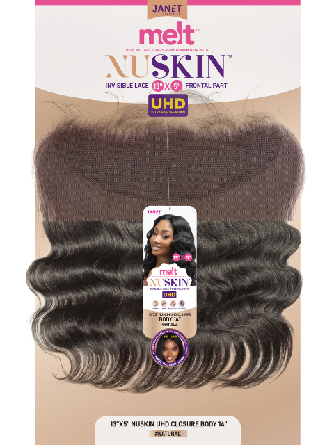 Janet Collection Melt 13X5 NUSKIN Ultra HD BODY Lace Closure