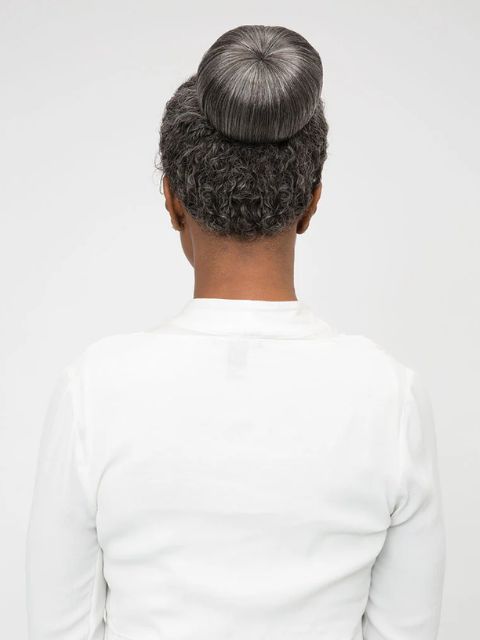 Femi Collection Ms Granny Premium Synthetic Hair Piece- DONUT DOME