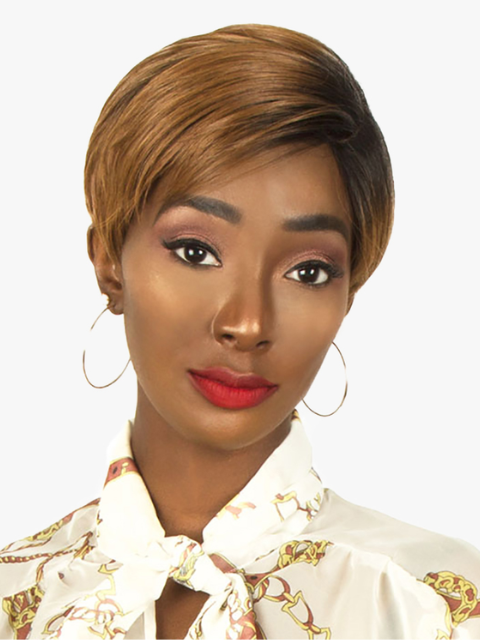R&B RJ Park Human Blended Half Moon Lace Wig - RJ-DALLAS