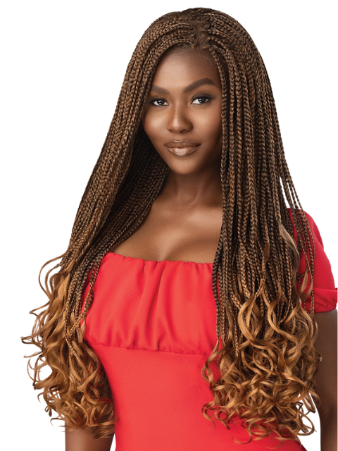 [VALUE PACK] Outre X-Pression Twisted Up 2X BOX BRAID FRENCH CURL Crochet Braid 22"- 10 pcs