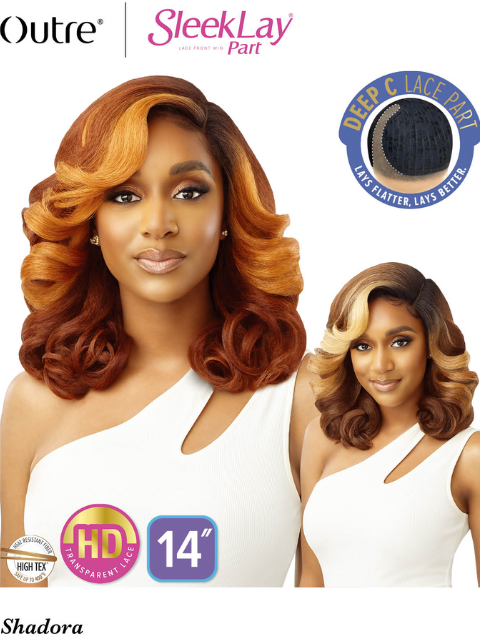 Outre Sleek Lay HD Swiss Lace Front Wig - SHADORA