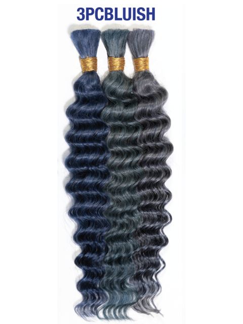 Janet Collection 100% Human Hair NEW DEEP BULK 18" Fancy Color