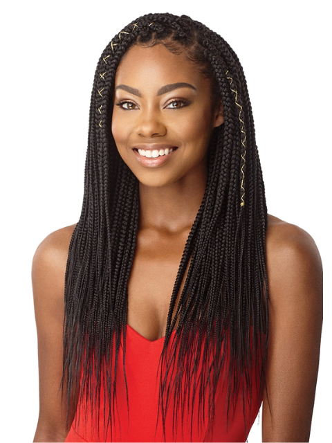 [VALUE PACK] Outre X-Pression Box Braid Medium Natural Tip 45 Strands Crochet Braid (10pcs)