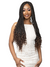 Janet Collection 3X BOX BRAID FRENCH CURL Crochet Braid 24"
