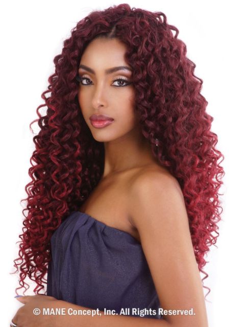 Mane Concept Afri Naptural Faux Remi CB BEACH CURL Braid 18 (CB1804)