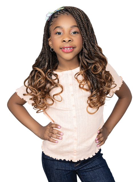 Janet Collection Nala Tress TEENY 3X PRE-STRETCHED FRENCH CURL Braid 32"
