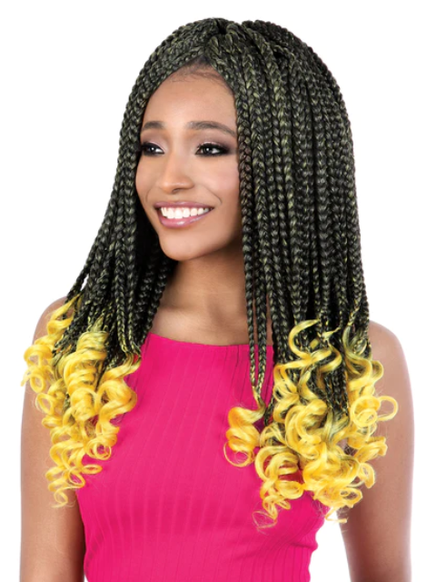 Motown Tress Quick-n-Easy Pre-Layered 3X GODDESS CURL Braid 26" (PSB.GOD263)