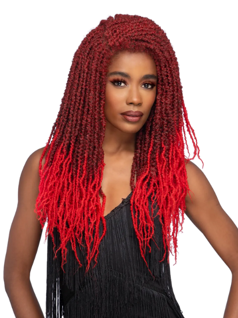 Vivica A Fox Zulu Braid 3x Distressed Fula Locs Crochet Braids - FULALOC-340