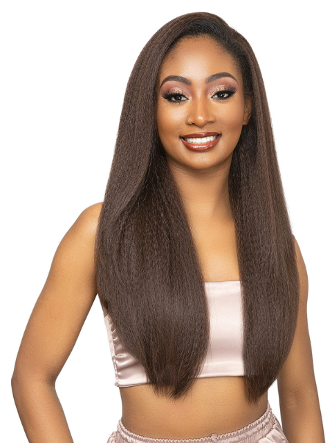 Janet Collection Remy Illusion 100% Human Hair Mix Easy N Swift Half Wig - VIGO *SALE