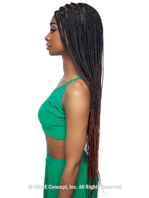 Mane Concept HD Inspire Braid Lace Wig - RCHB214- WHOLE LACE SQUARE FEED IN BRAID 28"