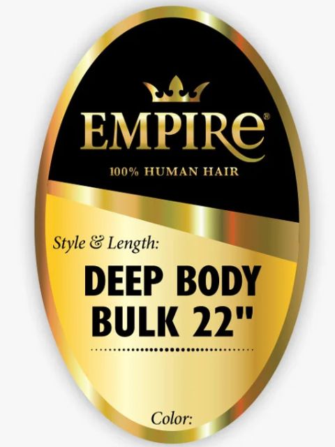 Sensationnel Empire Bulk 100% Human Hair  DEEP BODY BULK Braid