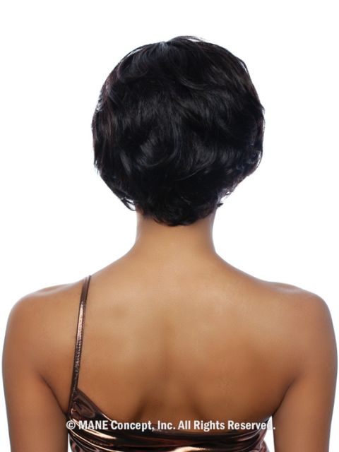 Mane Concept Trill 11A 100% Unprocessed Human Hair - TR1155- 28PCS WEAR-N-GO Full Wig