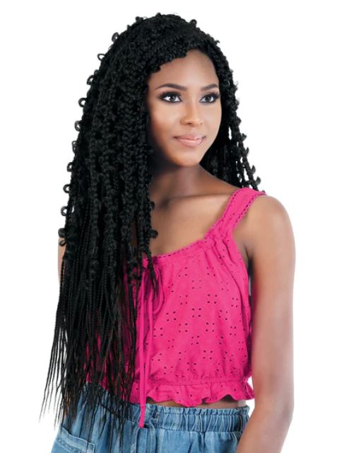 Motown Tress 2X BUTTERFLY JUNGLE BOX Crochet Braid 24" (C.2BJBOX24)