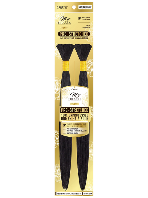 Outre Mytresses Gold Label 100% Unprocessed Human Hair NATURAL STRAIGHT Bulk 24" *SALE