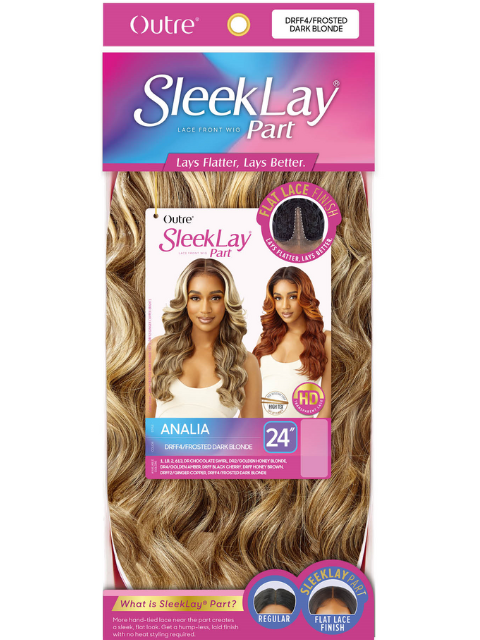 Outre Sleek Lay HD Swiss Lace Front Wig  - ANALIA