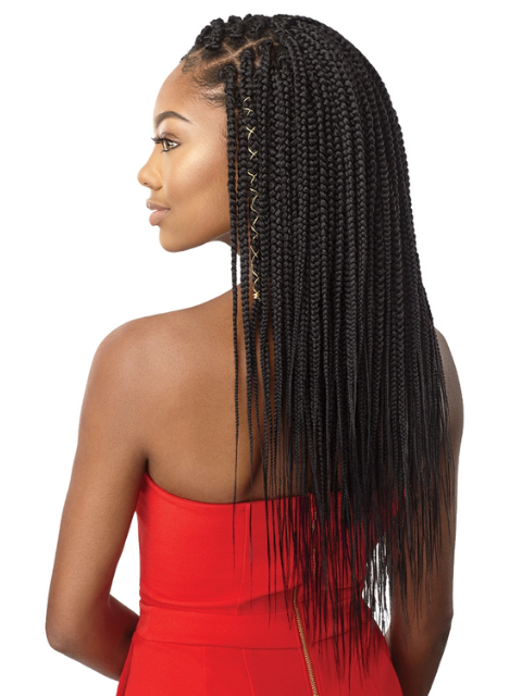 [VALUE PACK] Outre X-Pression Box Braid Medium Natural Tip 45 Strands Crochet Braid (10pcs)