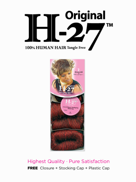 Harlem 125 100% Human Hair Short Cut Weave - H27PCS
