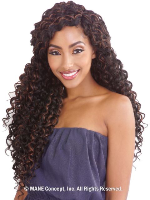 Mane Concept Afri Naptural Faux Remi CB BEACH CURL Braid 18 (CB1804)
