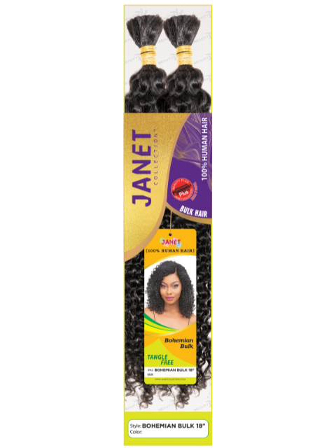 Janet Collection 100% Human Hair BOHEMIAN BULK