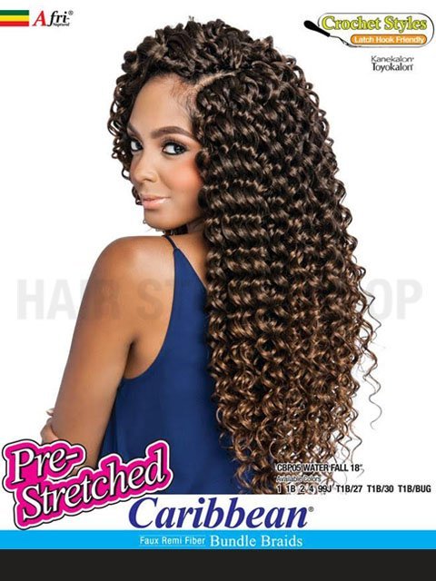 Mane Concept Afri Naptural CBP WATER FALL Pre-stretched Braid 18" CBP05