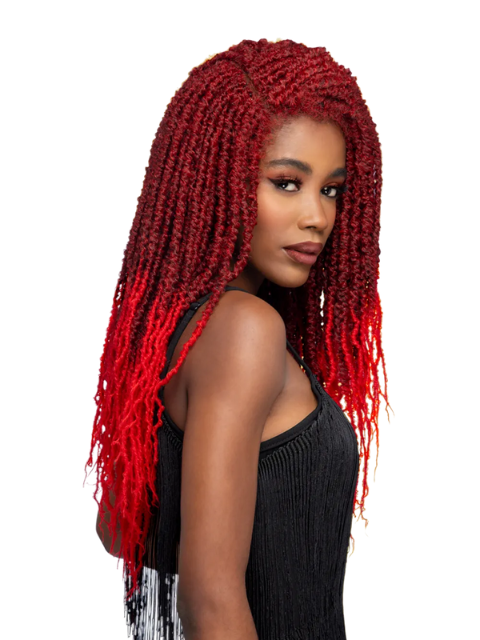 Vivica A Fox Zulu Braid 3x Distressed Fula Locs Crochet Braids - FULALOC-340