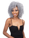 Janet Collection Remy Illusion Human Hair Blend Short Weave 3pcs - AFRO