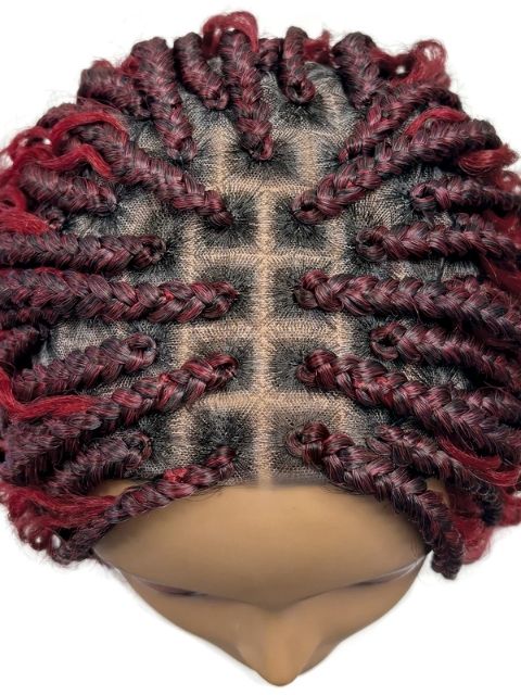 Motown Tress HD Invisible Premium Hand-Tied Lace Han-Braided Wig - WLBII.JOY