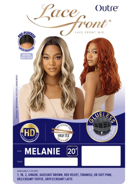 Outre HD Transparent Glueless Lace Front Wig -MELANIE