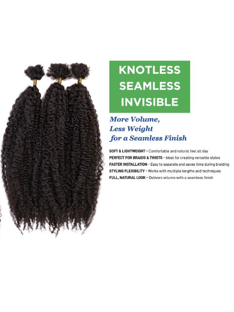 Janet Collection Knotless Bulk Braid 3X AFRO MARLEY BULK 18"
