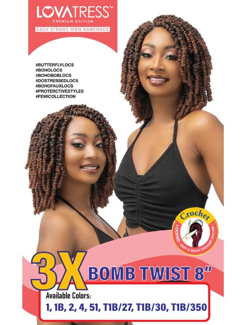 Femi Collection LovaTress 100% Handmade - 3X BOMB TWIST 8