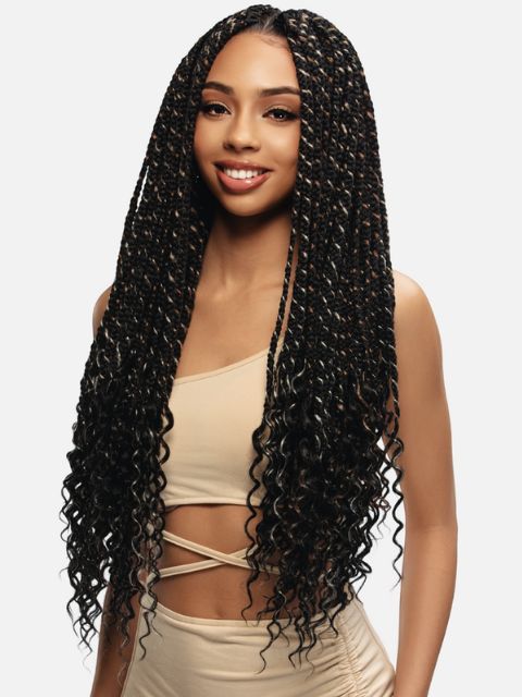 Vivica A Fox Tornado Crochet Braid -3X TORNADO GODDESS BOX BRAID 24"