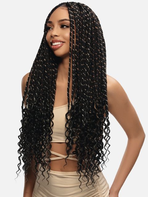 Vivica A Fox Tornado Crochet Braid -3X TORNADO GODDESS BOX BRAID 24"