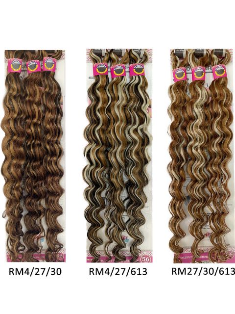 Janet Collection Nala Tress 3X EZ SPLIT Pre-Stretched DEEP Wave Braid 56" (3pcs)