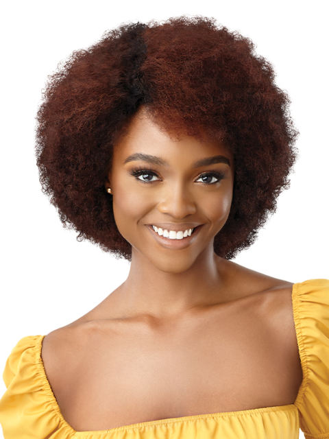 Outre 100% Human Hair Daily Lace Part Wig - NATURAL AFRO