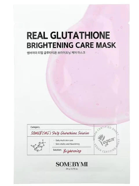 SOME BY MI, Real Glutathione, Brightening Care Beauty Mask, 1 Sheet
